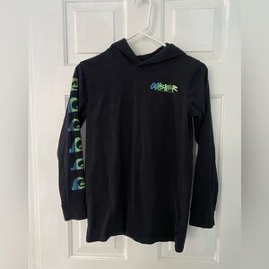 Boys Quiksilver t-shirt hoodie Size